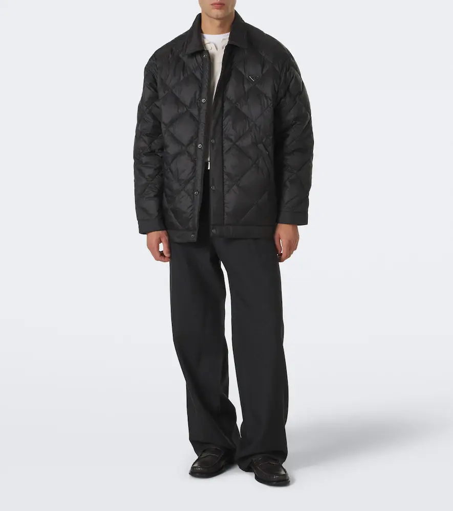 Prada Logo quilted down jacket | Thumbnail 2 Prada Logo quilted down jacket | Thumbnail 2