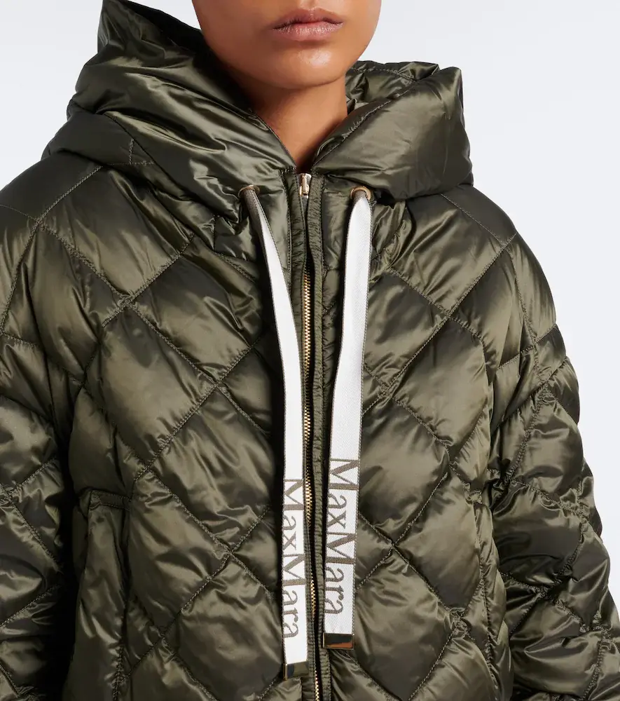 Max Mara Hooded quilted cropped down jacket | Thumbnail 7 Max Mara Hooded quilted cropped down jacket | Thumbnail 7