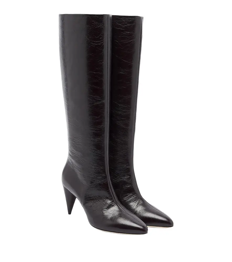 Maverick leather knee-high boots