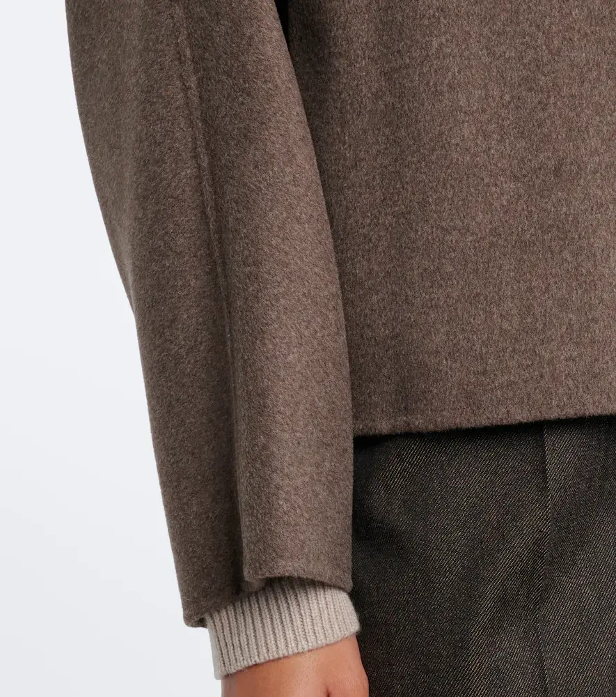 'S Max Mara 'S Max Mara Scarf-detail virgin wool jacket | Thumbnail 2 'S Max Mara 'S Max Mara Scarf-detail virgin wool jacket | Thumbnail 2