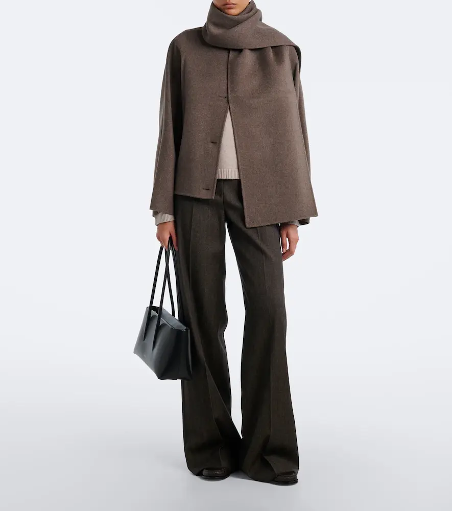 'S Max Mara 'S Max Mara Scarf-detail virgin wool jacket | Thumbnail 5 'S Max Mara 'S Max Mara Scarf-detail virgin wool jacket | Thumbnail 5