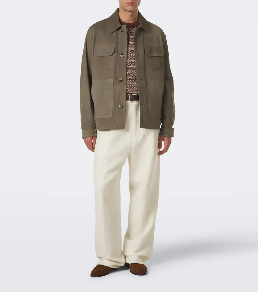 Frescobol Carioca Ravi suede jacket | Thumbnail 5 Frescobol Carioca Ravi suede jacket | Thumbnail 5