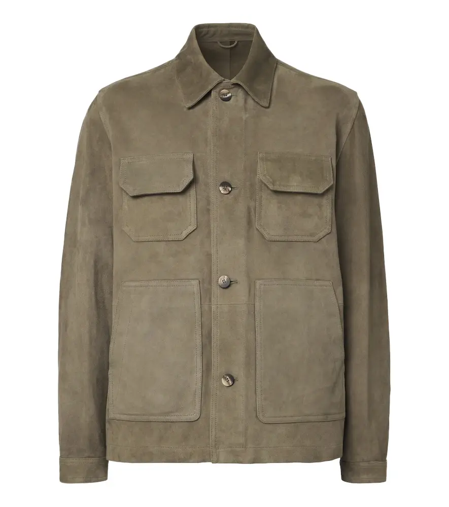 Frescobol Carioca Ravi suede jacket