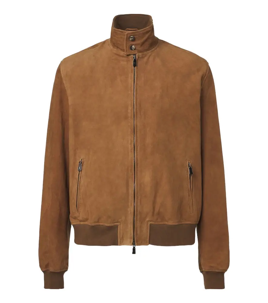 Frescobol Carioca Canela suede jacket