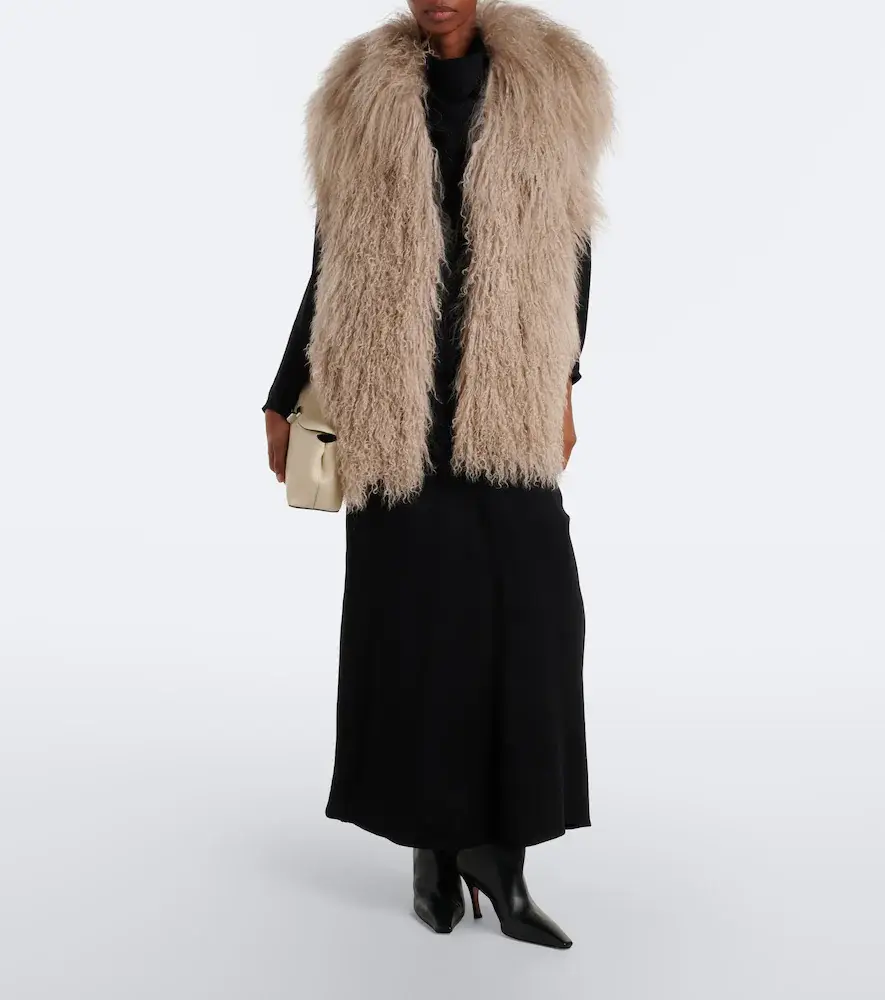 Yves Salomon Shearling vest | Thumbnail 3 Yves Salomon Shearling vest | Thumbnail 3
