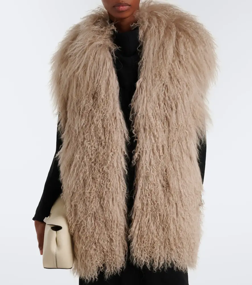 Yves Salomon Shearling vest | Thumbnail 4 Yves Salomon Shearling vest | Thumbnail 4