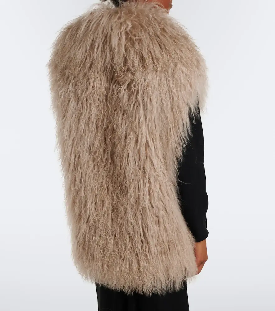 Yves Salomon Shearling vest | Thumbnail 5 Yves Salomon Shearling vest | Thumbnail 5