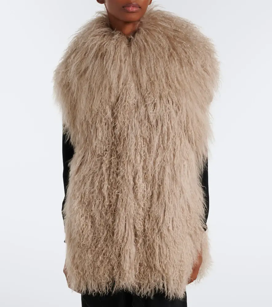 Yves Salomon Shearling vest | Thumbnail 6 Yves Salomon Shearling vest | Thumbnail 6