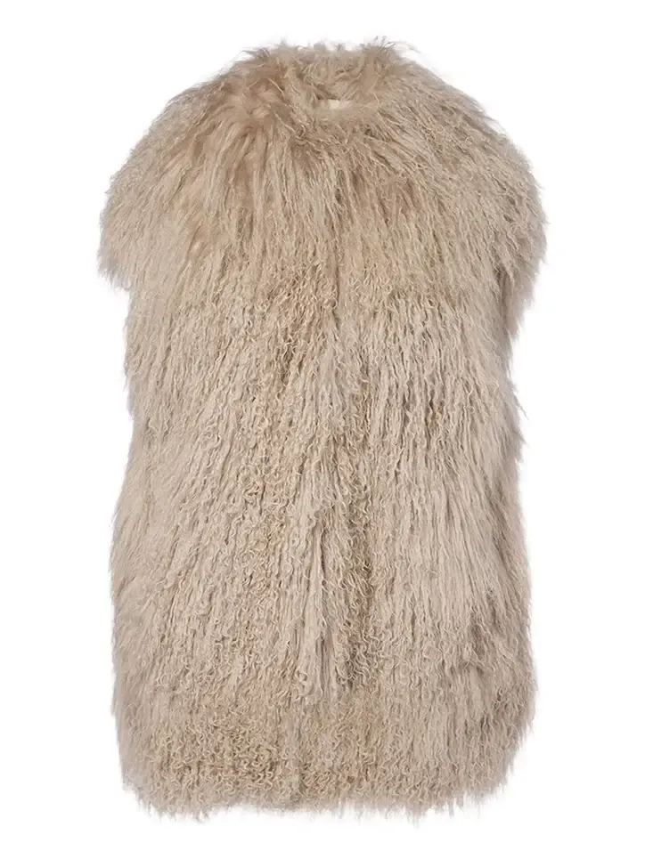 Shearling vest