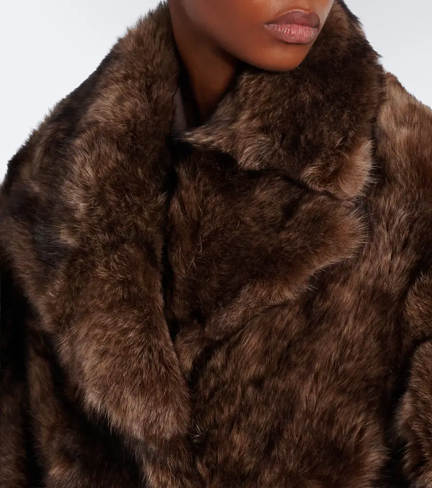 Yves Salomon Double-breasted shearling jacket | Thumbnail 4