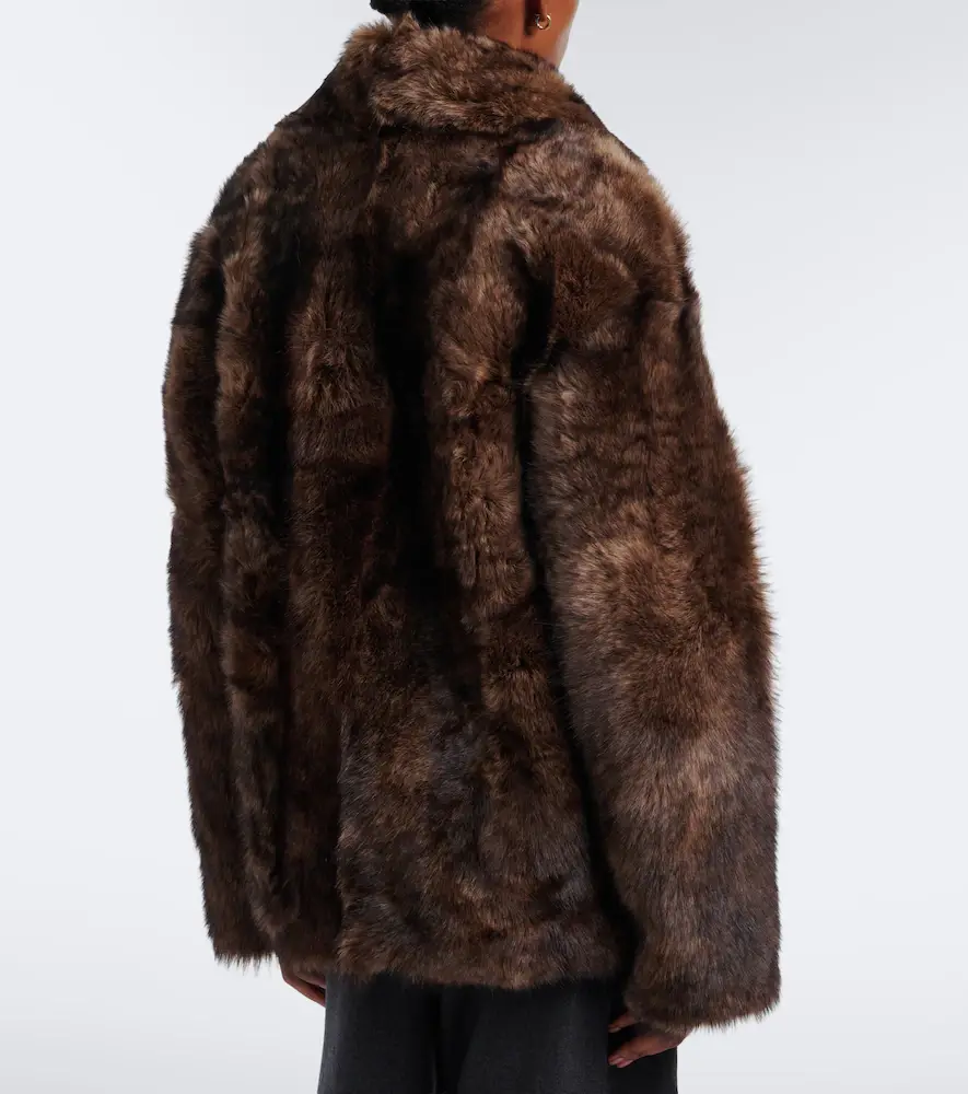 Yves Salomon Double-breasted shearling jacket | Thumbnail 6
