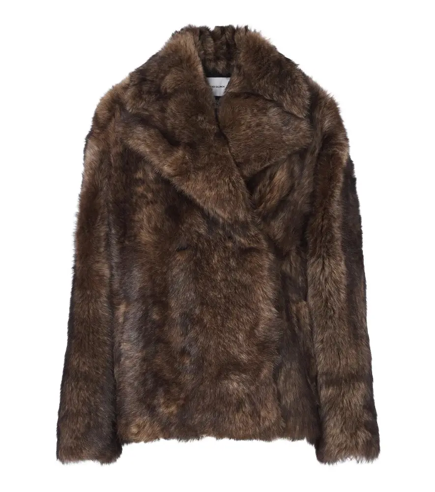 Double-breasted shearling jacket Double-breasted shearling jacket