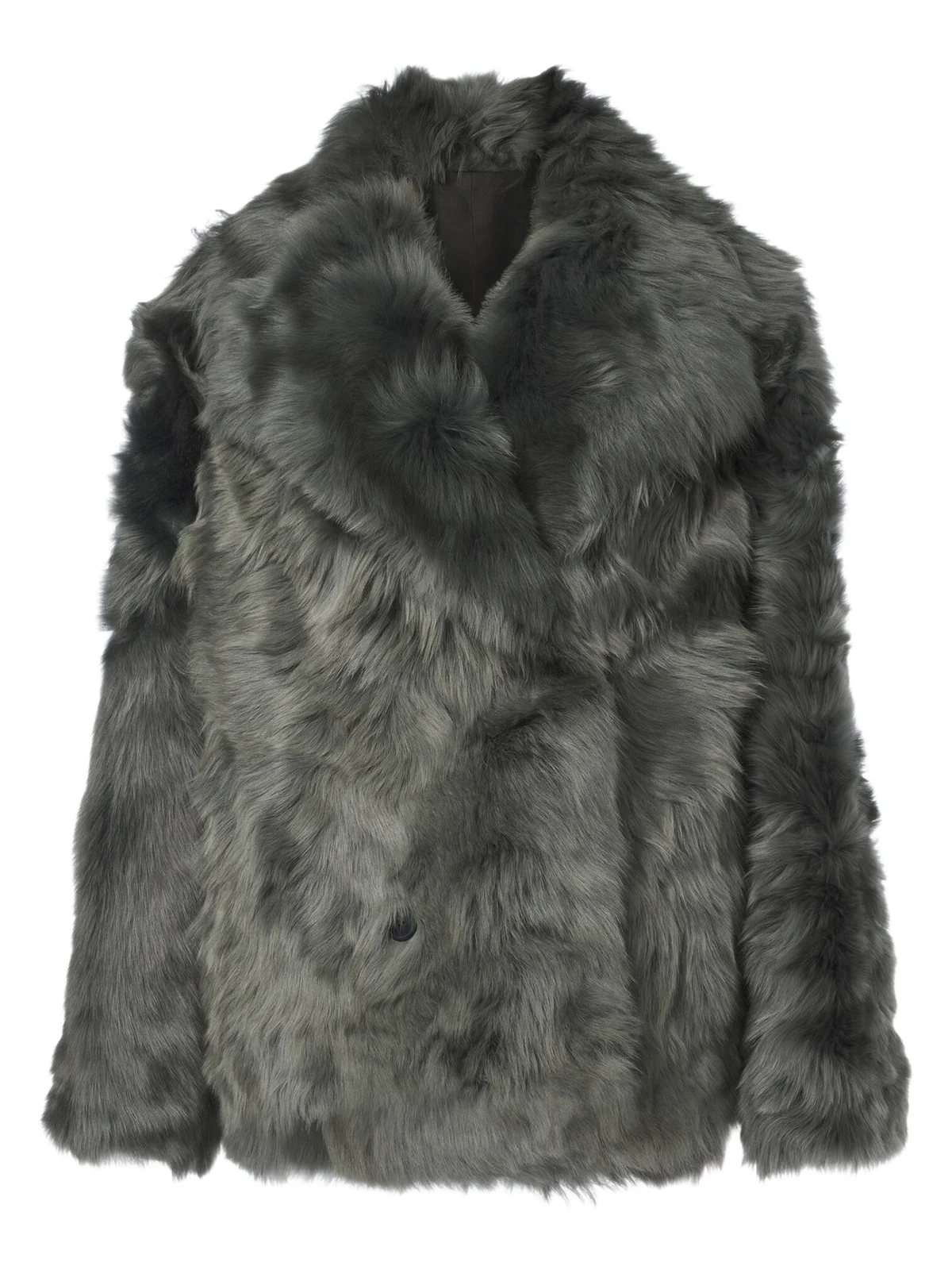 Double-breasted shearling jacket Double-breasted shearling jacket