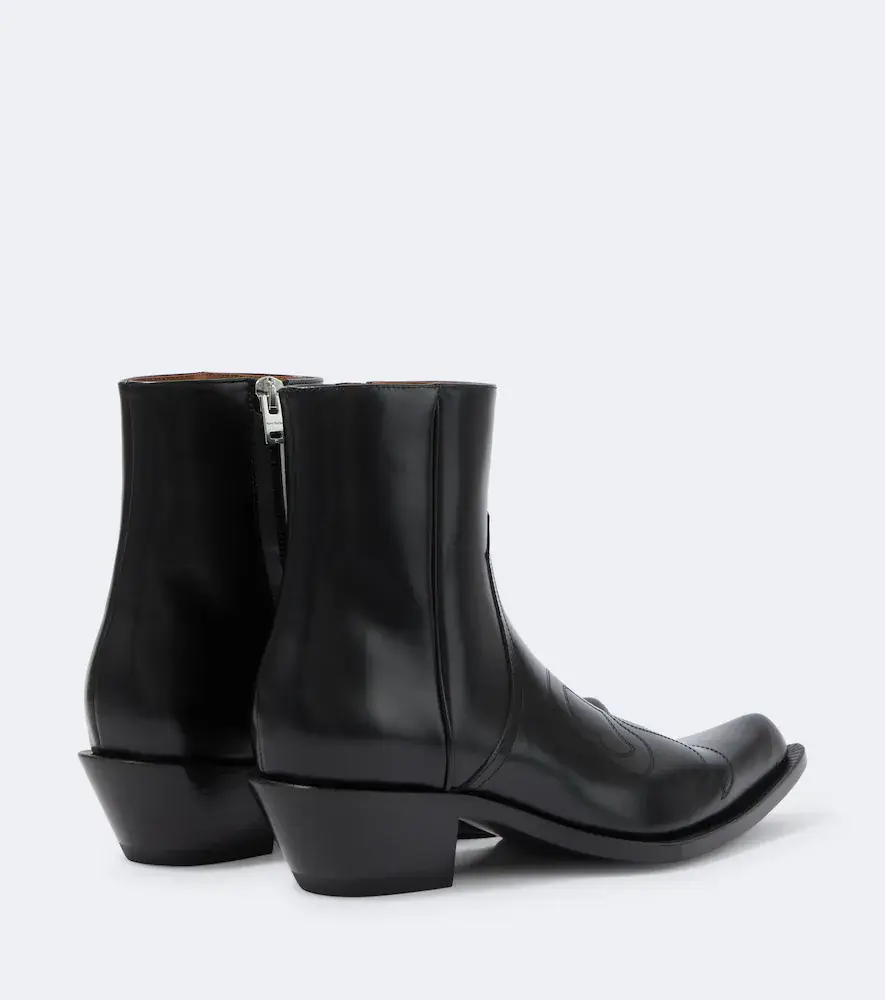 Acne Studios Leather cowboy boots | Thumbnail 4 Acne Studios Leather cowboy boots | Thumbnail 4