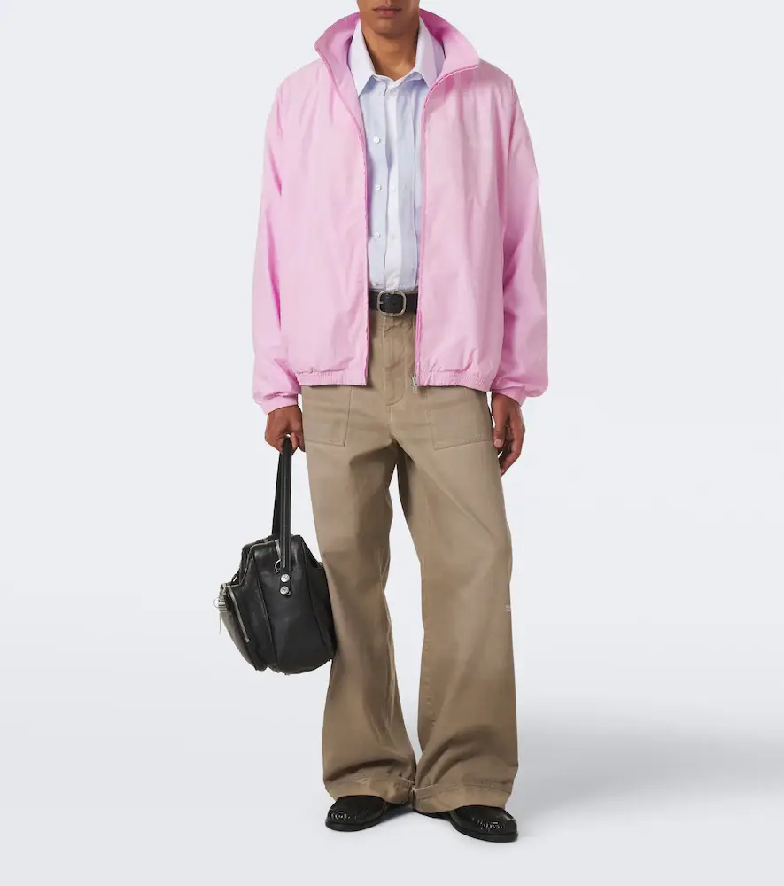 Acne Studios Logo cotton poplin jacket | Thumbnail 3