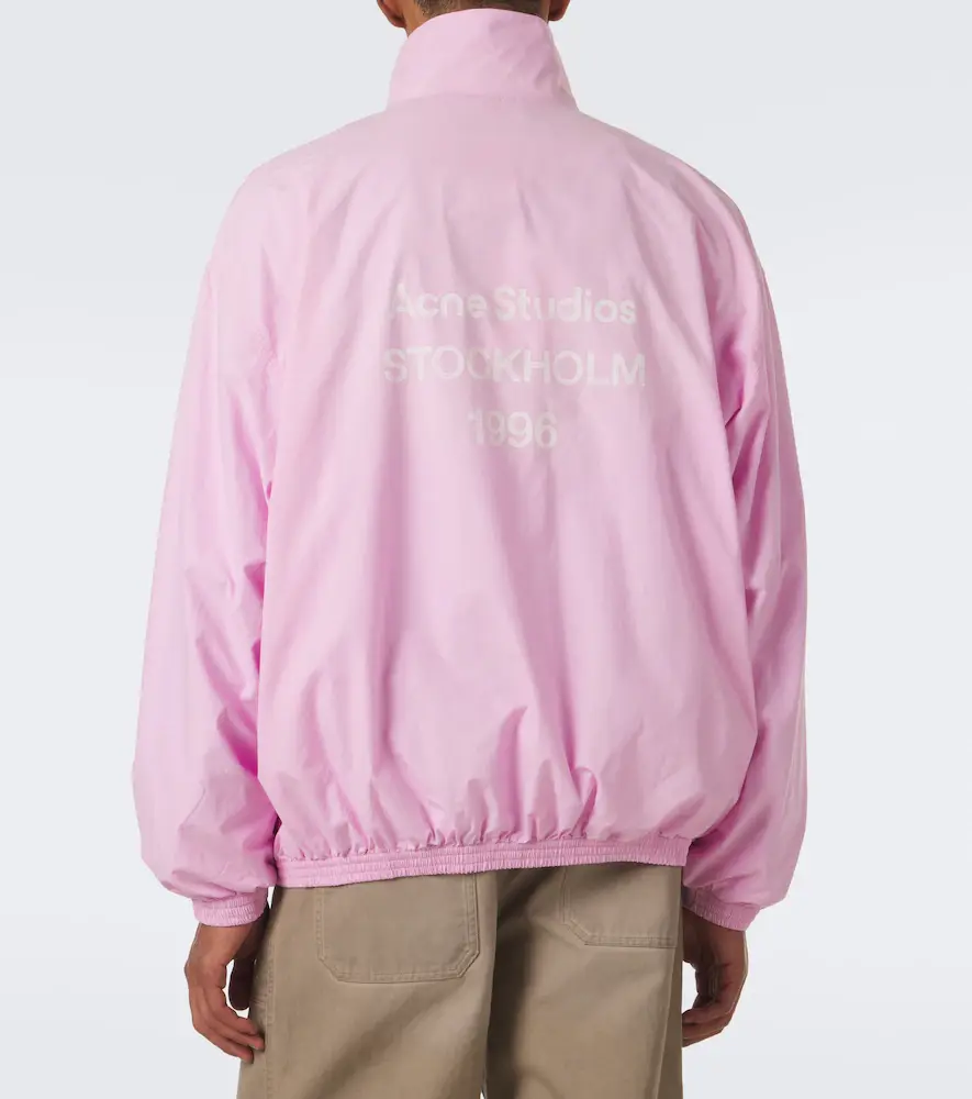 Acne Studios Logo cotton poplin jacket | Thumbnail 4