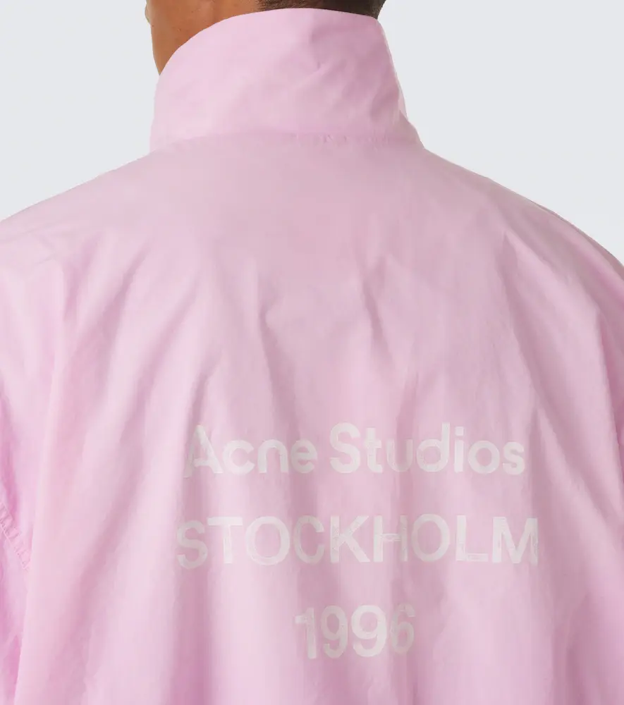 Acne Studios Logo cotton poplin jacket | Thumbnail 7