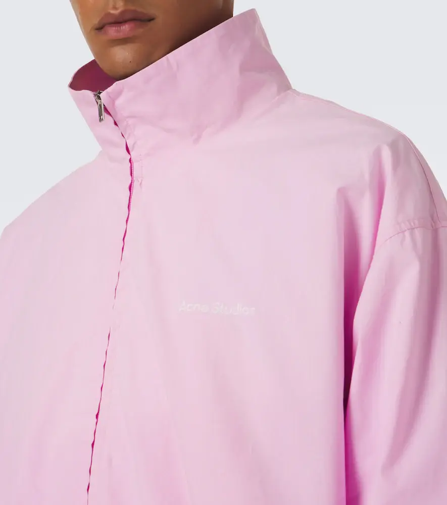 Acne Studios Logo cotton poplin jacket | Thumbnail 8