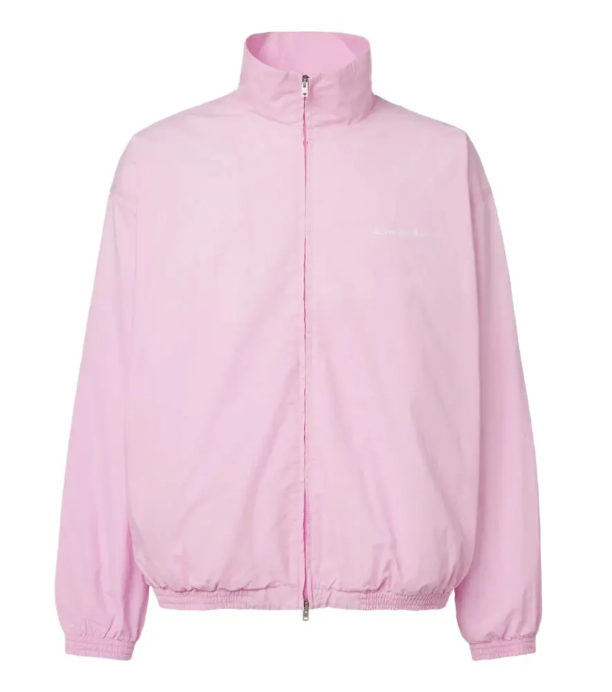 Acne Studios Logo cotton poplin jacket