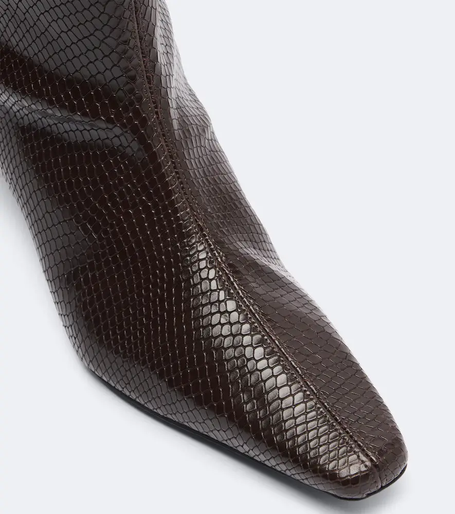 Staud Wally snake-print leather knee-high boots | Thumbnail 2 Staud Wally snake-print leather knee-high boots | Thumbnail 2