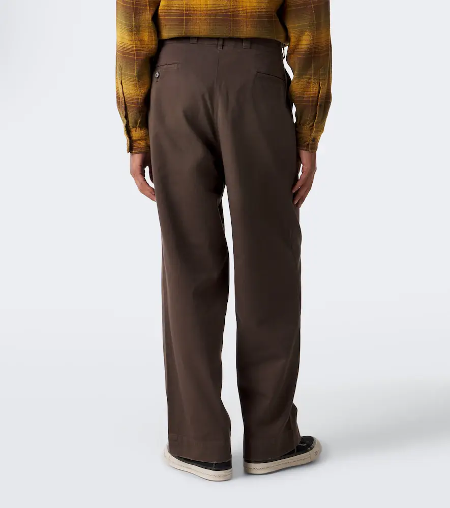 A.PRESSE A. Presse Cotton twill wide-leg pants | Thumbnail 3 A.PRESSE A. Presse Cotton twill wide-leg pants | Thumbnail 3