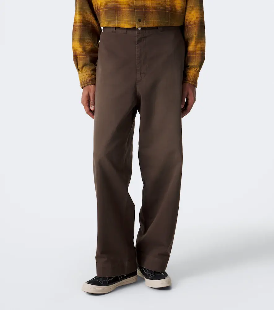 A.PRESSE A. Presse Cotton twill wide-leg pants | Thumbnail 5 A.PRESSE A. Presse Cotton twill wide-leg pants | Thumbnail 5
