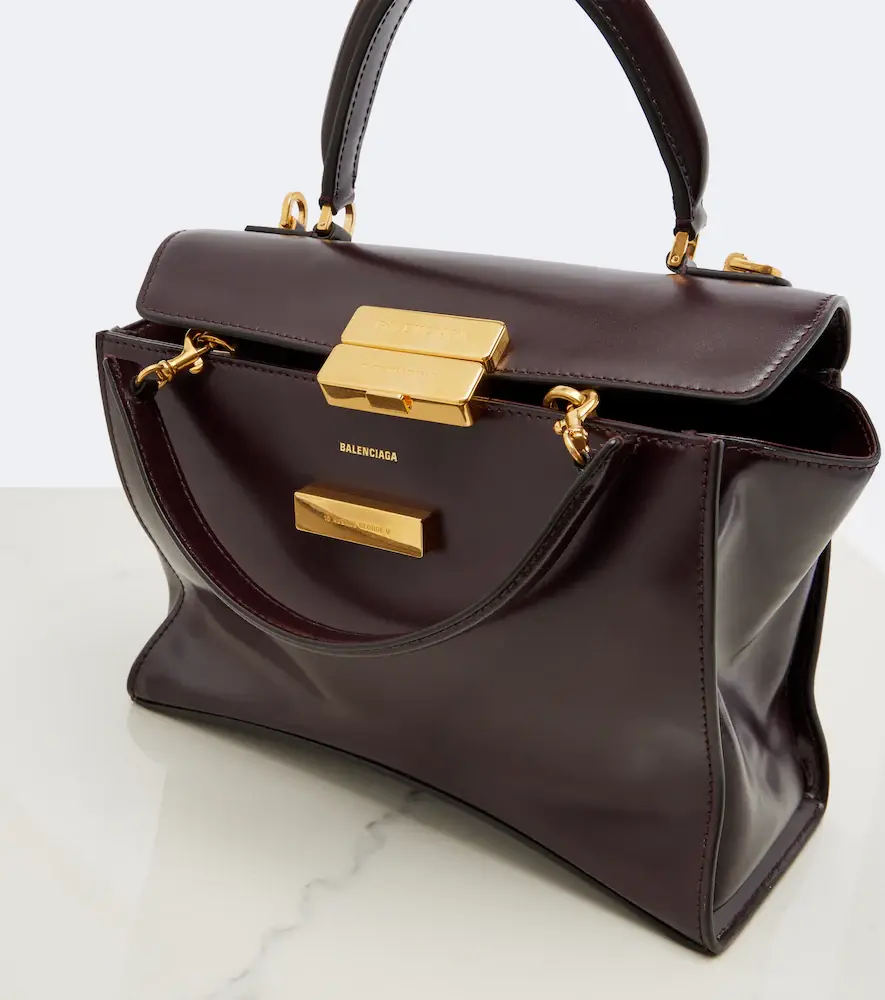 Balenciaga Hourglass Avenue Small leather top-handle bag | Thumbnail 3 Balenciaga Hourglass Avenue Small leather top-handle bag | Thumbnail 3