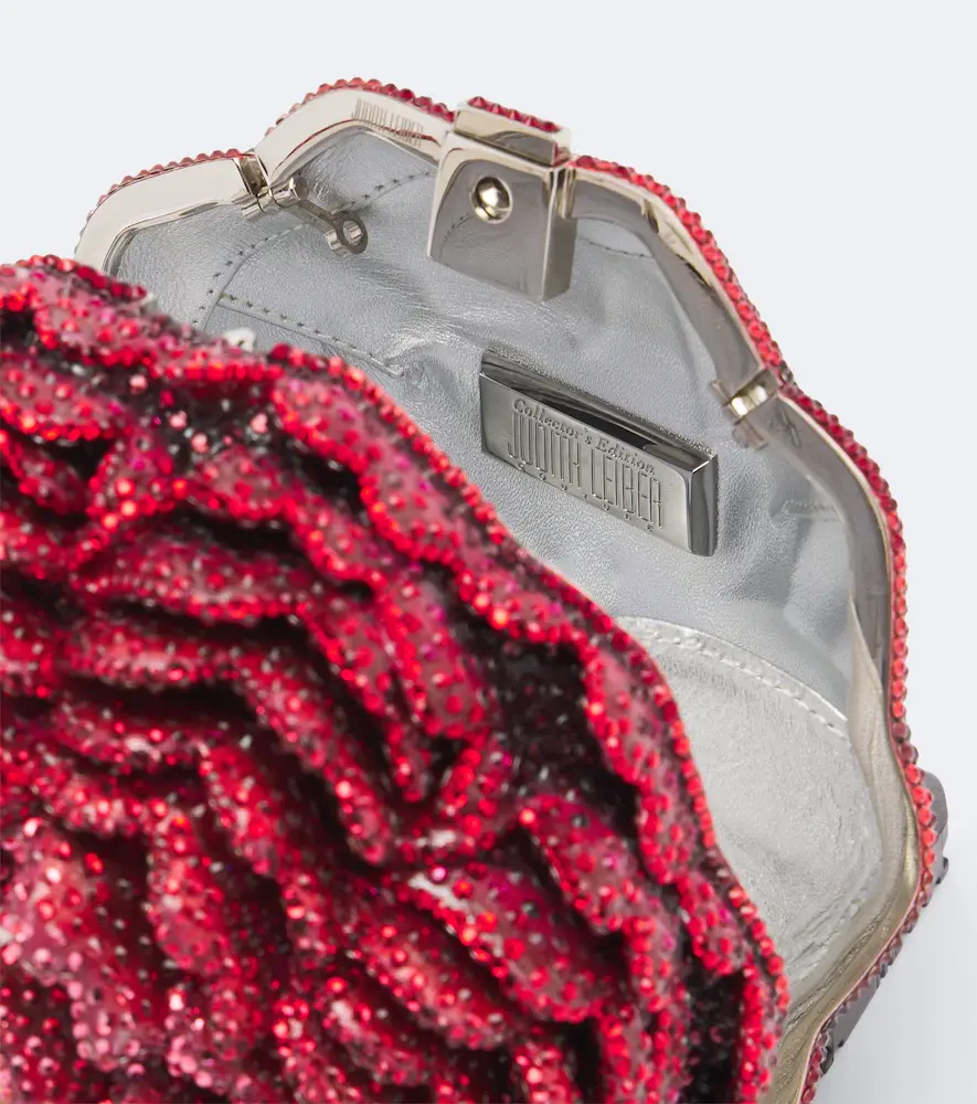 Judith Leiber Couture Peony Flame crystal-embellished clutch | Thumbnail 2