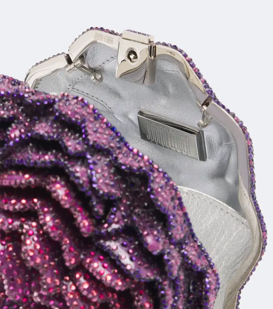Judith Leiber Couture Peony Belladonna crystal-embellished clutch | Thumbnail 2 Judith Leiber Couture Peony Belladonna crystal-embellished clutch | Thumbnail 2