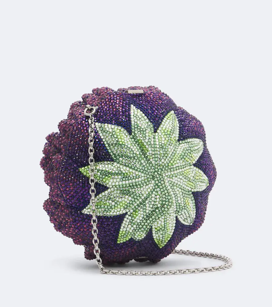 Judith Leiber Couture Peony Belladonna crystal-embellished clutch | Thumbnail 3 Judith Leiber Couture Peony Belladonna crystal-embellished clutch | Thumbnail 3