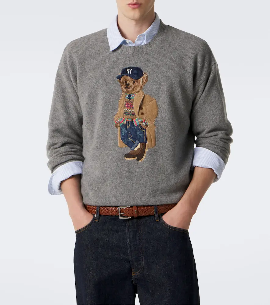 Polo Ralph Lauren Polo Bear wool and cashmere sweater | Thumbnail 2