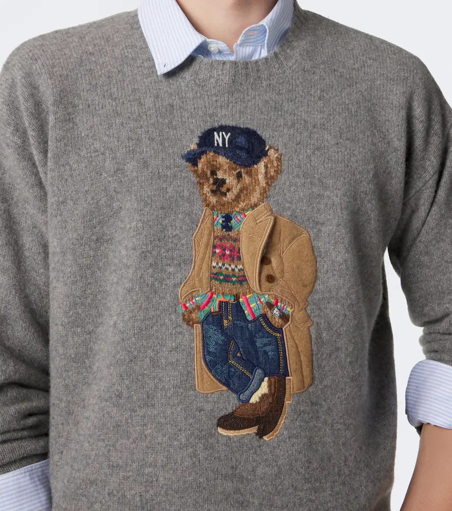 Polo Ralph Lauren Polo Bear wool and cashmere sweater | Thumbnail 4