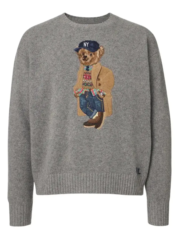 Polo Bear wool and cashmere sweater