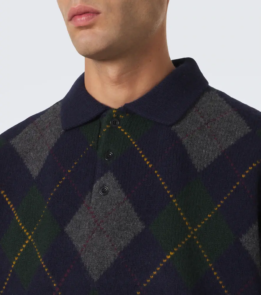 Polo Ralph Lauren Argyle wool and mohair polo sweater | Thumbnail 4 Polo Ralph Lauren Argyle wool and mohair polo sweater | Thumbnail 4