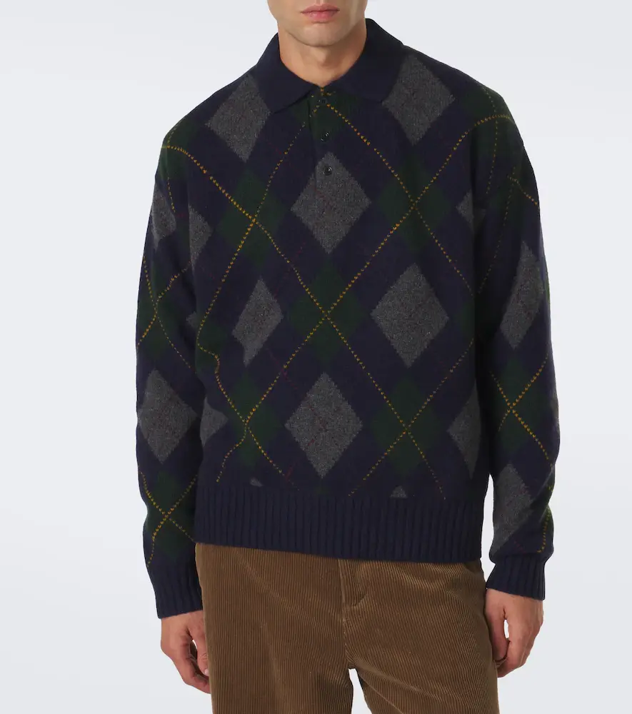 Polo Ralph Lauren Argyle wool and mohair polo sweater | Thumbnail 5 Polo Ralph Lauren Argyle wool and mohair polo sweater | Thumbnail 5
