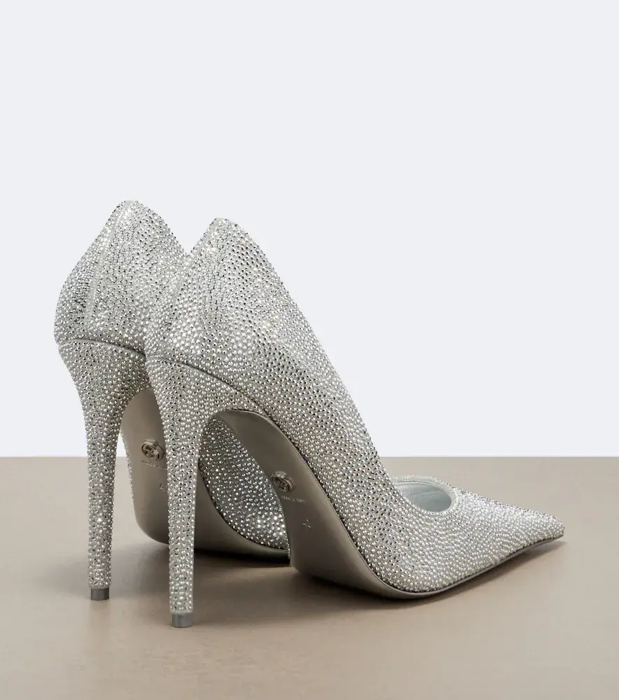 Gucci Donna embellished metallic leather pumps | Thumbnail 2 Gucci Donna embellished metallic leather pumps | Thumbnail 2