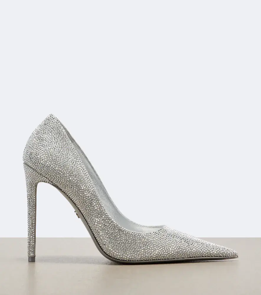 Gucci Donna embellished metallic leather pumps | Thumbnail 4 Gucci Donna embellished metallic leather pumps | Thumbnail 4