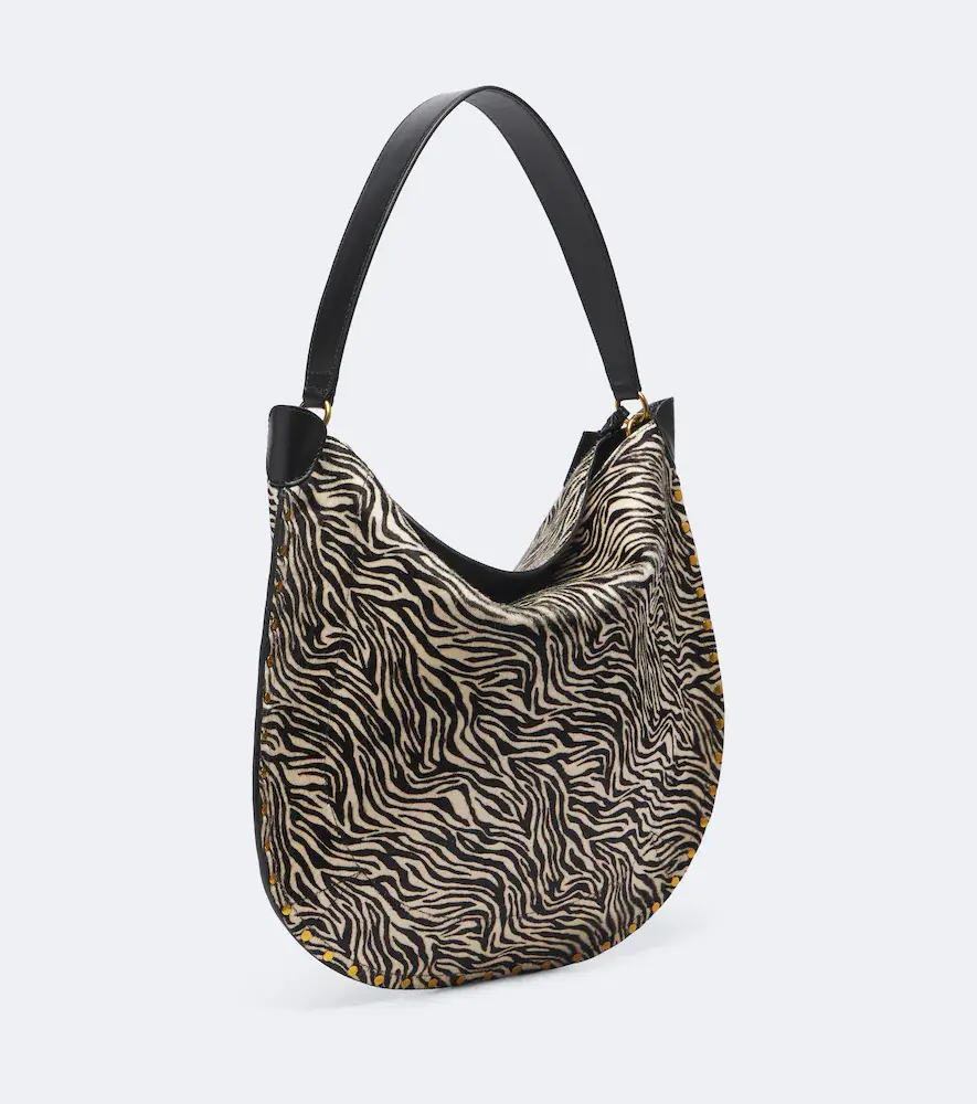 Isabel Marant Oskan Large calf hair shoulder bag | Thumbnail 2