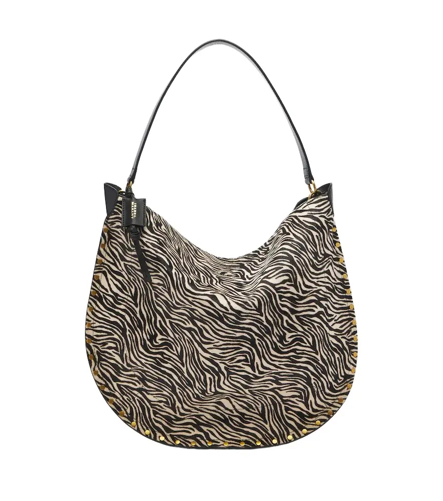 Isabel Marant Oskan Large calf hair shoulder bag
