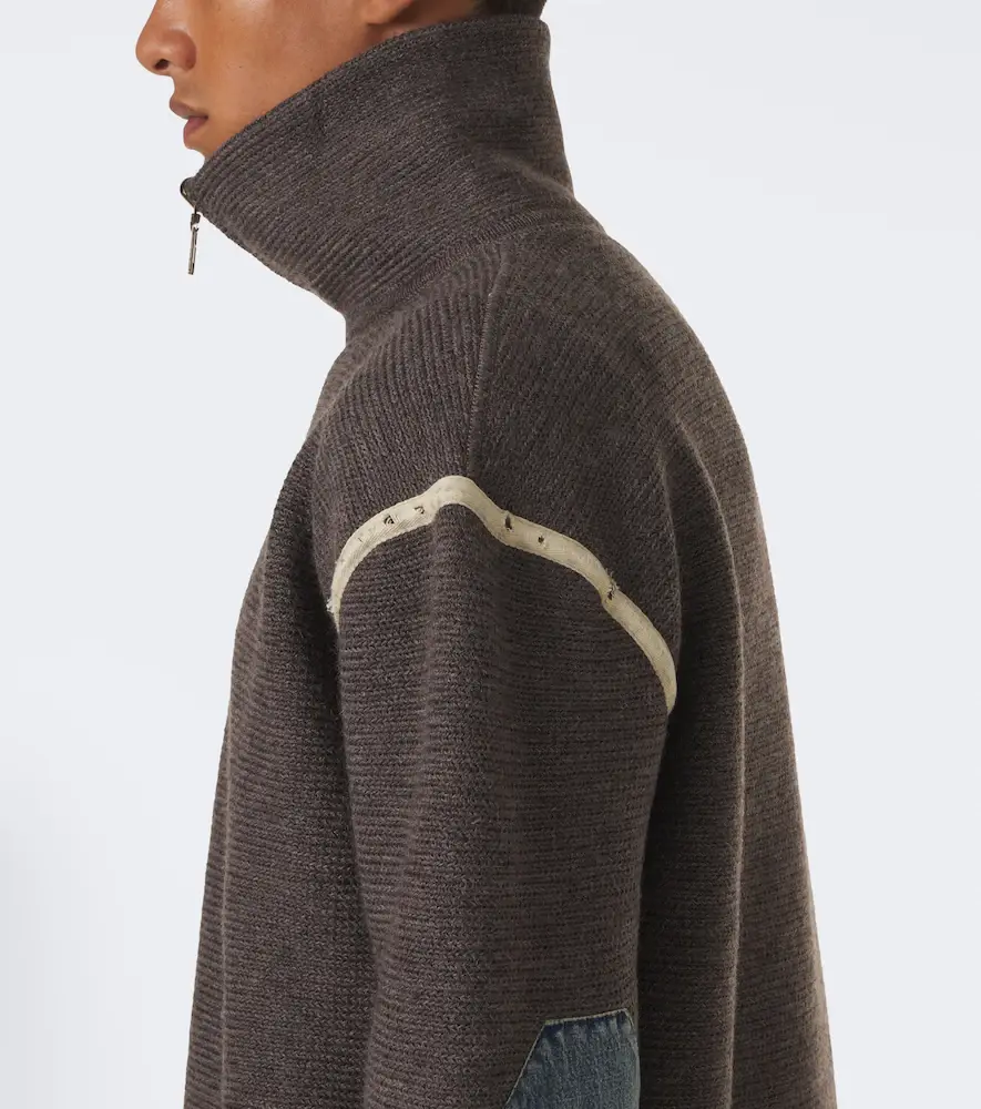 Maison Margiela Wool zip-up sweater | Thumbnail 3