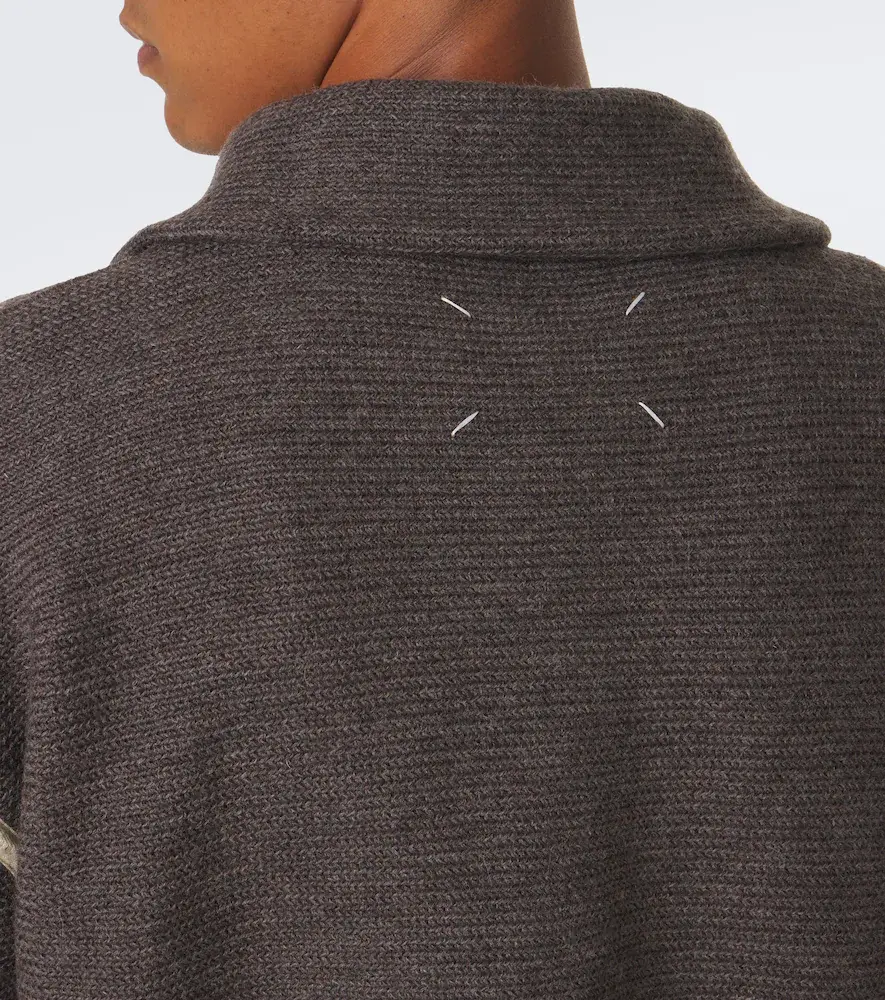 Maison Margiela Wool zip-up sweater | Thumbnail 4