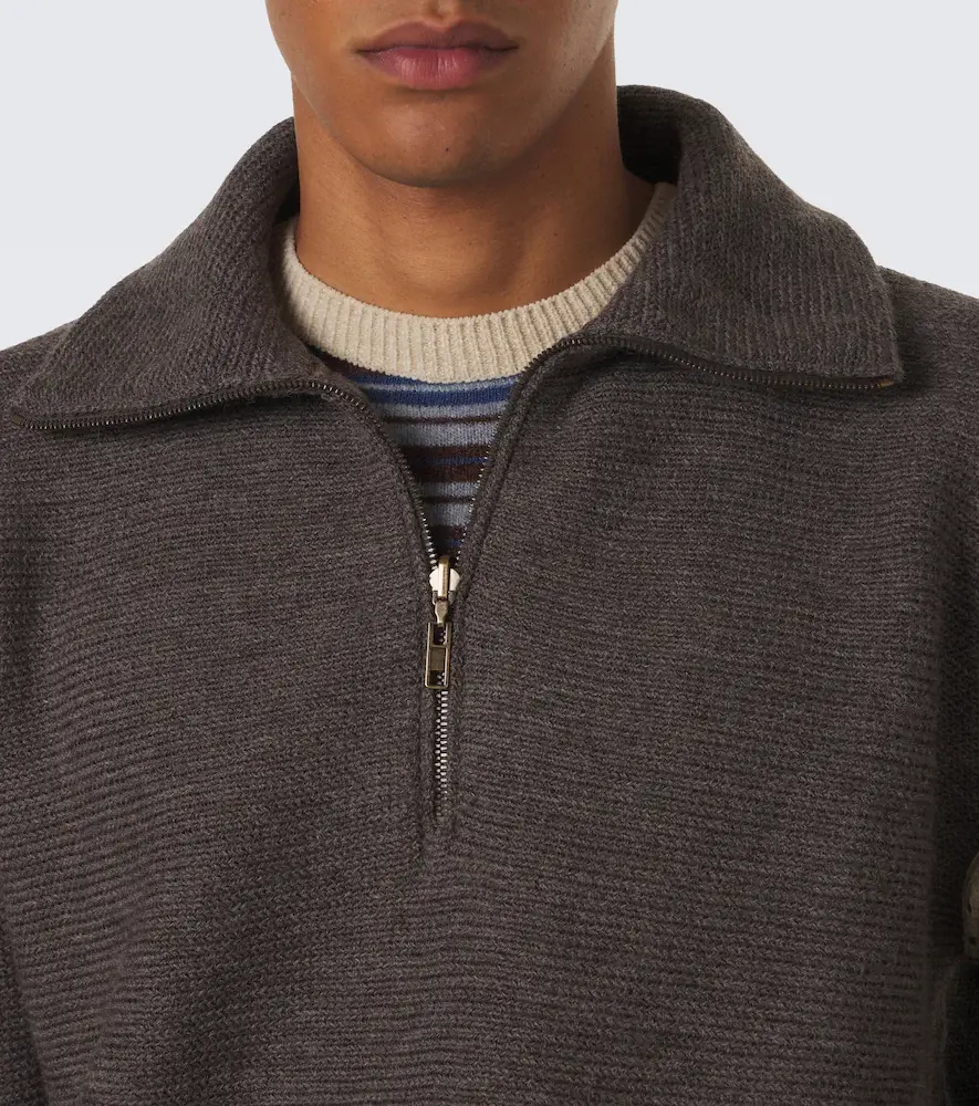 Maison Margiela Wool zip-up sweater | Thumbnail 7