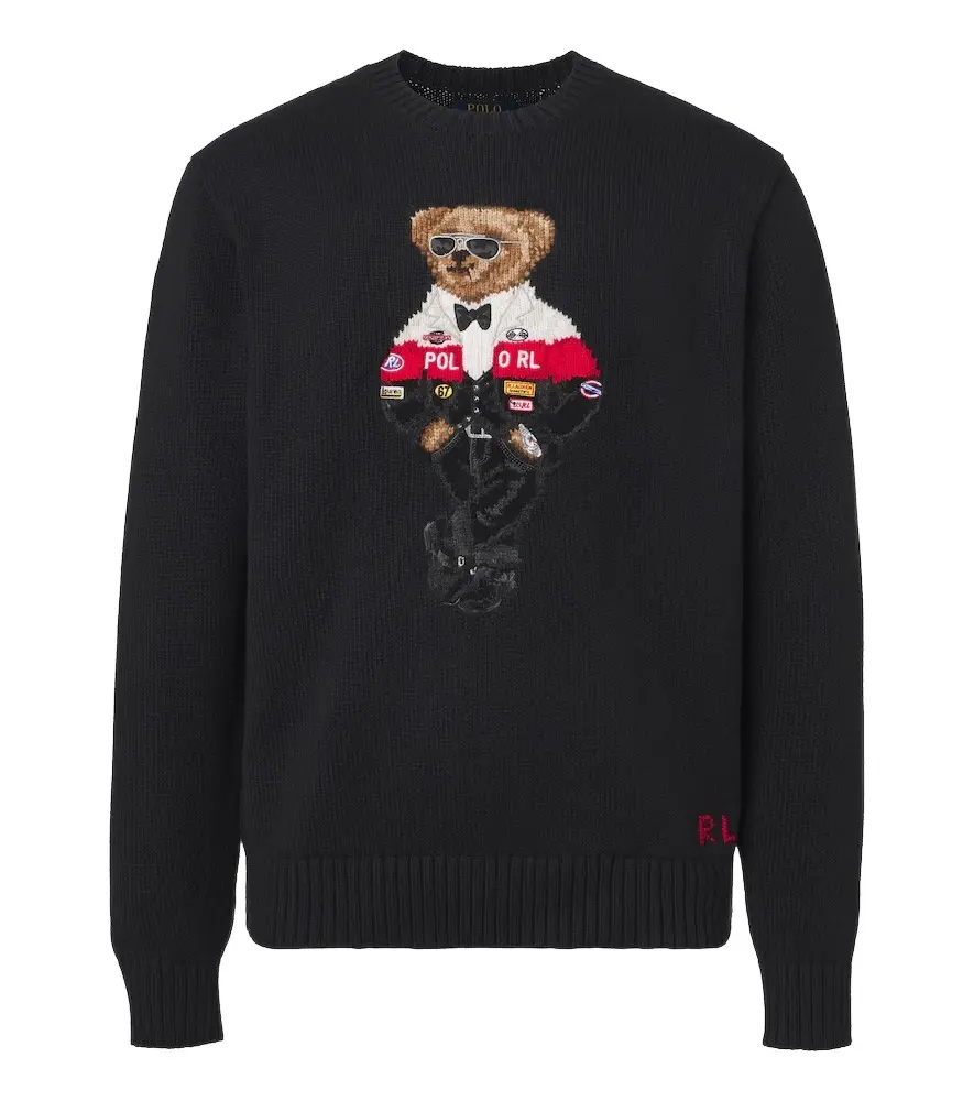 Polo Ralph Lauren Polo Bear cotton and cashmere sweater