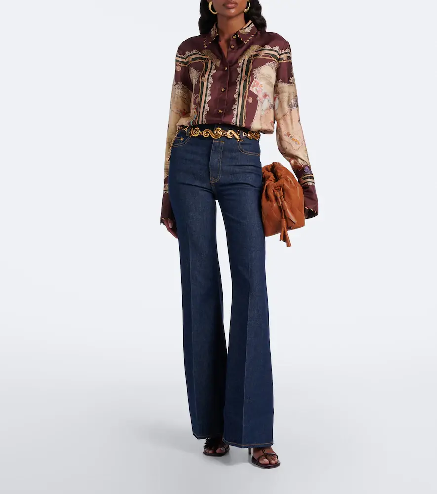 Zimmermann Embroidered flared jeans | Thumbnail 2 Zimmermann Embroidered flared jeans | Thumbnail 2