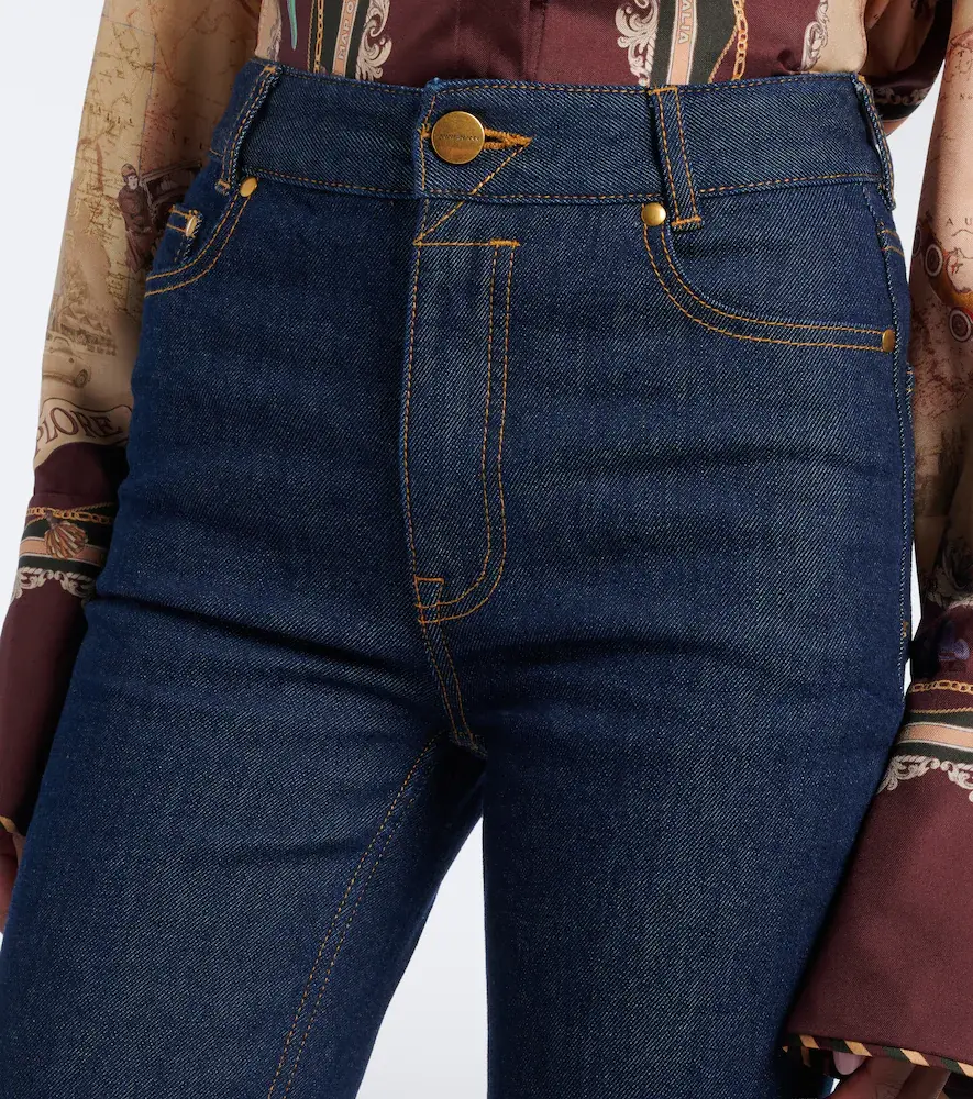 Zimmermann Embroidered flared jeans | Thumbnail 3 Zimmermann Embroidered flared jeans | Thumbnail 3