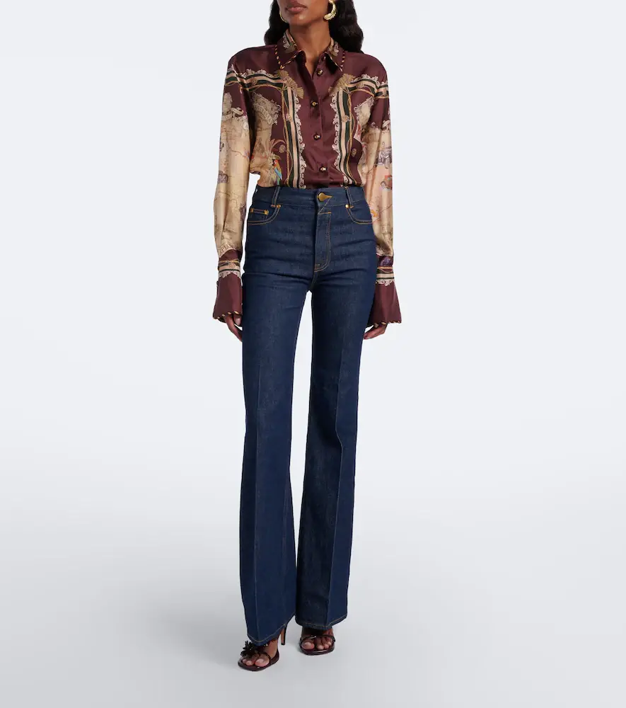 Zimmermann Embroidered flared jeans | Thumbnail 5 Zimmermann Embroidered flared jeans | Thumbnail 5