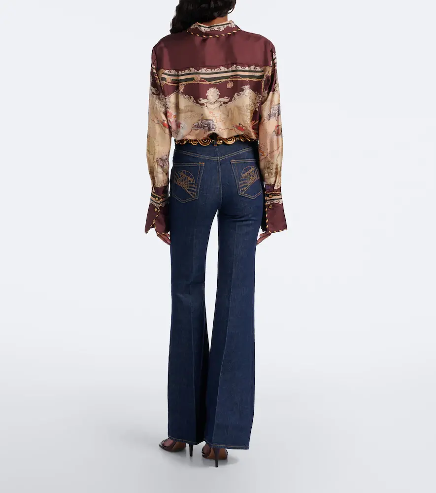 Zimmermann Embroidered flared jeans | Thumbnail 7 Zimmermann Embroidered flared jeans | Thumbnail 7