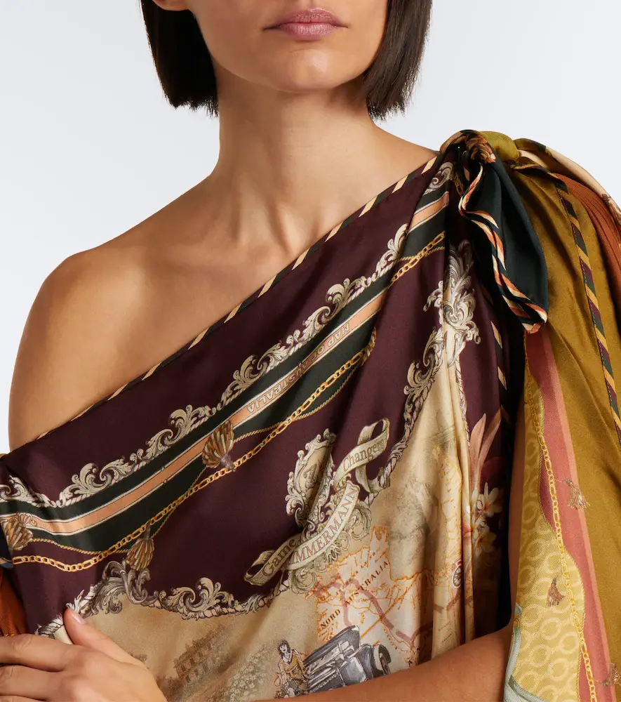 Zimmermann Valiant draped silk minidress | Thumbnail 2