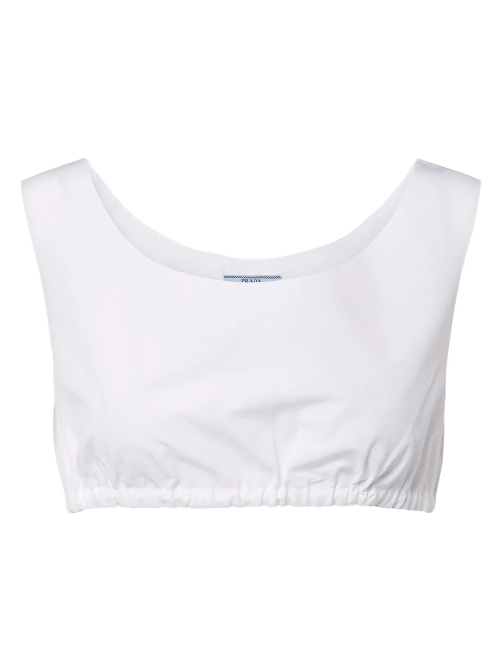 Prada Cotton poplin bra top