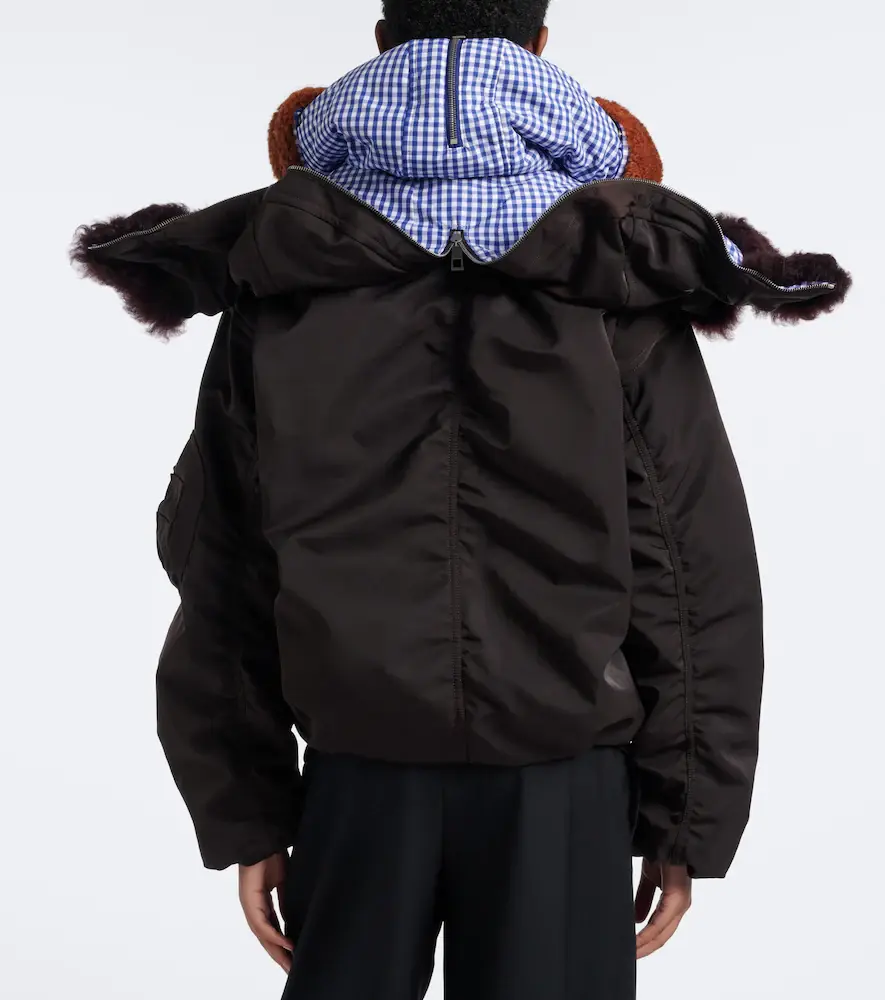 Loewe Gingham hooded layered technical jacket | Thumbnail 5 Loewe Gingham hooded layered technical jacket | Thumbnail 5